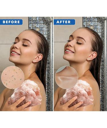 African Net Sponge 1 Pieces Exfoliating Net African Sponges Bath Sponge Exfoliating Body Scrubber Shower Scrubber African Net Sponge Bath Skin Smoother for Men & Women Clean (Pink) - Buy Online on GoSupps.com