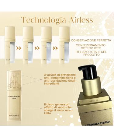  atashi Atashi | L'Essenza Eterna | Regenerating Anti-Aging Serum Booster | Anti-Wrinkle Antioxidant Nourishing and Protection against Blue Light and WIFI | With Bakuchiol and Ferullic Acid | 30 ml - Buy Online on GoSupps.com