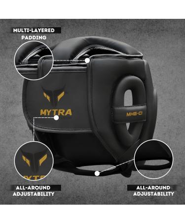 Mytra Fusion Headguard - Boxing MMA Kickboxing Taekwondo & Karate Training - One Size Fits All International Shipping - Buy Online on GoSupps.com