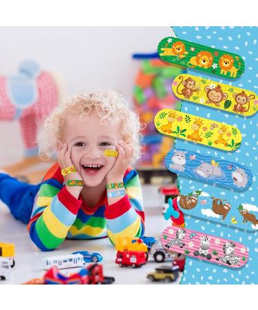 Patelai 300 Kids Bandages - 10 Styles of Waterproof Cartoon Adhesive Bandages for Children - Cute Flexible Protection for Cuts and Scrapes - Buy Online on GoSupps.com