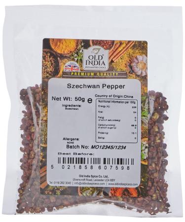 Old India Szechwan Pepper 50g 50 g (Pack of 1)