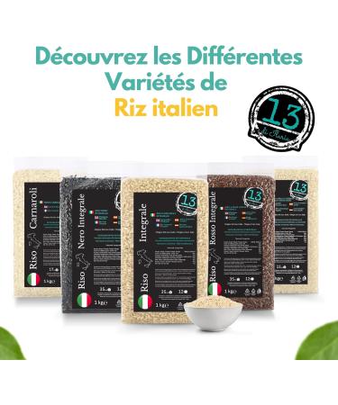  13 di Ilaria Integral Carnaroli rice in packs of 1 kg - Made in Italy - 13 from Ilaria (2) - Buy Online on GoSupps.com