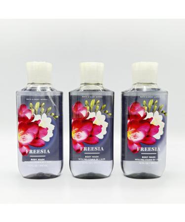 Bath & Body Works Freesia 10-Ounce Body Wash 3-Piece Set