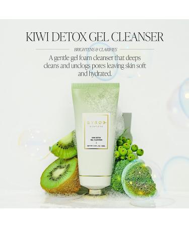 BYROE Kiwi Gel Cleanser | AHA BHA Face Wash for Breakouts | Balance Redness, Blackheads | Vegan | 65ml - Buy Online on GoSupps.com