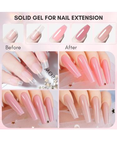 Makartt Solid Builder Gel Starter Kit - 4 in 1 Nail Extension Gel Set with 3D Sculpting, Strong Nail Glue for Acrylic Nails, Rhinestone Adhesive, and Hard Gel - 4 Color Kit | Nail Lamp Required - Buy Online on GoSupps.com