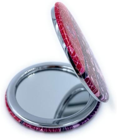 Aeisage Gemini Girl Birthday Gift Hand Mirror with Zodiac Charm Compact Makeup Mirror 2.75 inch - Buy Online on GoSupps.com