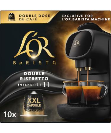 L OR BARISTA Double Ristretto XXL Aluminium Coffee Capsules (5 X 10 Pods) Intensity 11 - Buy Online on GoSupps.com