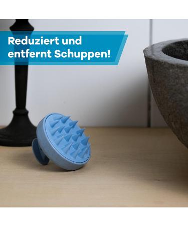 Netrox Silicone Scalp Massage Brush - Dandruff Relief & Itching Relief - Strengthen Hair Roots - Blue Shampoo Brush for Peeling & Head Massage - Buy Online on GoSupps.com