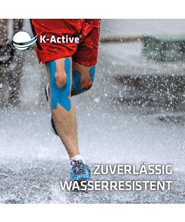 K-Active Tape Classic | Waterproof Kinesiology Tape for Sports & Therapy | Extra Long 5cm x 5m | Skin-Friendly Green Kinesiotape - K-Nature - Buy Online on GoSupps.com