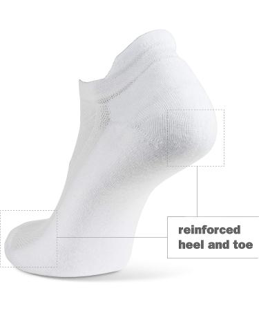Recycled Hidden Comfort No Show Running Socks (1 Pair) - Medium White/Retro Brights - Men and Women's Athletic Performance Socks - Buy Online on GoSupps.com