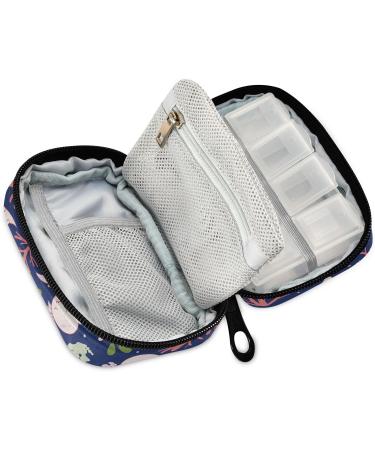 Shop Pfrewn 7 Day Axolotl Pill Organizer Case - Portable Weekly Vitamin & Medicine Holder with Zipper for Travel - Buy Online on GoSupps.com