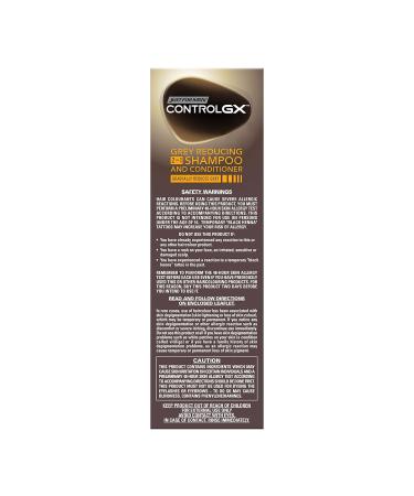 Just For Men Control GX 2 in 1 Grey Reducing Shampoo & Conditioner - 5 oz | Best Grey Hair Solution | International Shipping Available - Buy Online on GoSupps.com