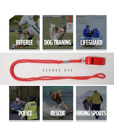 XXINMOH Whistle with Lanyard for Coaches, Referees, Training - Outdoor Camping & Dog Whistle - Emergency Survival Tool - Buy Online on GoSupps.com