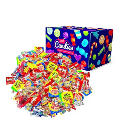 Assorted Candy Party Mix Box - 6.50 lbs/104 oz - Over 255 Individually Wrapped Candies - America's Most Favorite Assorted Candies - Buy Online on GoSupps.com