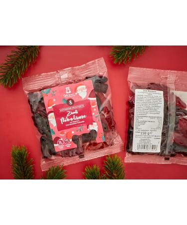  naschlabor naschlabor x Good Mood - Christmas Fruit Juice Bears - No artificial colors or flavor enhancers - Gluten and lactose free (Nicolas with cinnamon) - 23 x 150 g - Buy Online on GoSupps.com