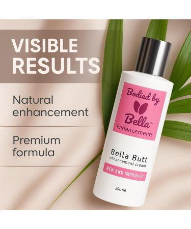 Bodied by Bella Butt Enhancement Cream Fast-Absorbing Booty Cream to Firm Smooth & Support Fuller Sculpted Glutes Plant-Based Butt Growth Formula with Fenugreek Saw Palmetto & Plant Oils 200mL - Buy Online on GoSupps.com