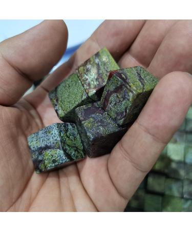 6pcs Natural Dragon Blood Tumble Stones Polished CubeHome Decoration Collection Gift Can be Used for ningxiao - Buy Online on GoSupps.com