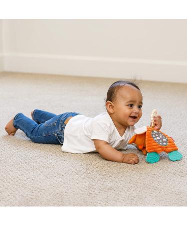 Infantino Go Gaga Cuddly Teether Fox | Sensory Toy for Babies | Silicone Bite Ring & Dental Aid | Multicolored 316201 - Buy Online on GoSupps.com