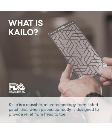 Kailo Kit - Nanotech Pain Relief Patch | Organic Antenna | Natural Pain Management | 1 Pack - Buy Online on GoSupps.com