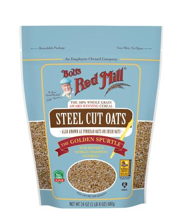 Bob's Red Mill Organic Steel Cut Oats Whole Grain 24 oz (680 g)