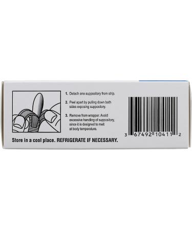 Calmol 4 Hemorrhoidal Suppositories - Soothing Natural Ingredients (24 Count) - Buy Online on GoSupps.com