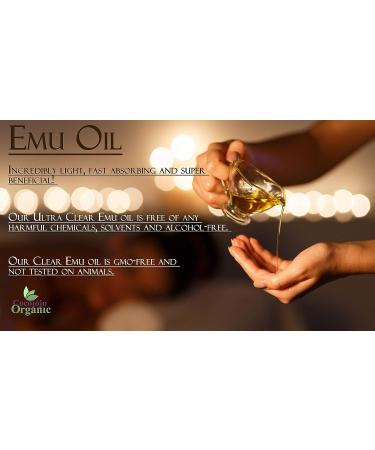Premium Grade Clear Emu Oil - 100% Pure Australian, Ultra Refined, Undiluted - 16 Ounces for Skin, Hair & Body Care - Buy Online on GoSupps.com