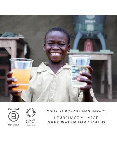 Lifestraw Go Series: Isolated Stainless Steel Water Bottle with Advanced Filter Removes Bacteria Parasites & Microplastics for Travel & Daily Use Laguna Teal 1L - Buy Online on GoSupps.com