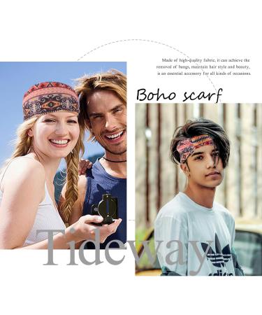 Women's Kerchief Headband for Women's Sports Yoga Bandana for Hair Accessories(4 pieces) (Multi-color 2) - Buy Online on GoSupps.com