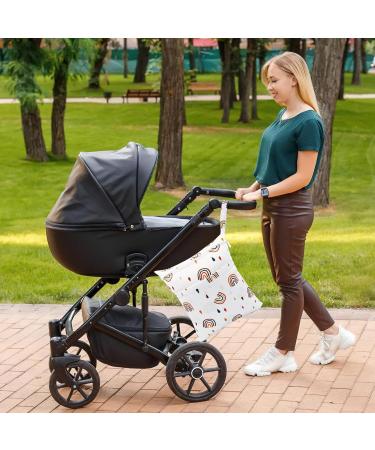 Darryy Naspocket Kindergarten Wetbag Set | Waterproof Washable Diaper Bag & Fabric Diapers | Reusable Nasal Pockets | Rainbow Design - Buy Online on GoSupps.com