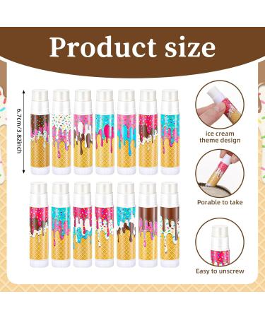 Maxcheck 48 Pcs Ice Cream Drip Lip Balm Bulk Baseball Ice Cream Drip Gift Set Summer Sport Party Goodie Favor for Team Gift Sport Camping Party Favors Birthday Gifts for Men Women 12 Styles - Buy Online on GoSupps.com