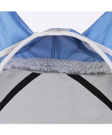 Buy Harrison Howard Caremaster Pro Luminous Horse Fly Mask - Large Eye Space Long Nose Ears & UV Protection - Dresden Blue | International Shipping Available - Buy Online on GoSupps.com