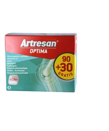 Artresan Optima joints 120 capsules 9 ingredients: including glucosamine collagen vit.