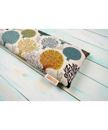 Premium Heat Cushion for Neck & Cervical Support - Lavender & Wheat Filled Thermal Pillow (42 x 12 cm) - Ideal for Comfort & Relaxation - Includes Box - Buy Online on GoSupps.com