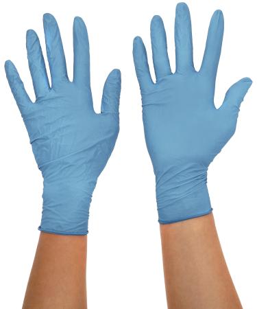 Gloveman Blue Vinyl Powder Free Gloves Large 100 pcs Large