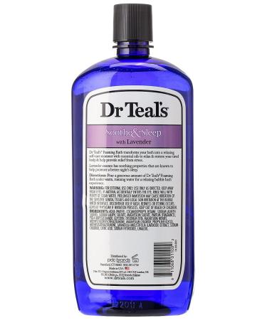Dr Teal's Epsom Salt Foaming Bath - Soothe & Sleep Lavender 34 oz - Buy Online on GoSupps.com