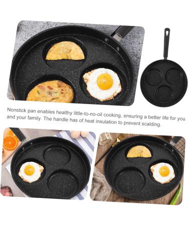Milisten 2 Pcs Omelet Pan Induction Cooker Pan Mini Skillet Egg Frying Pan Breakfast Skillet Pan Heart Shaped Kitchenware Ceramic Bakeware Omelette Pan 3 Egg Burger Plate Multifunction Iron 39X22X3cmx2pcs Blackx2pcs - Buy Online on GoSupps.com