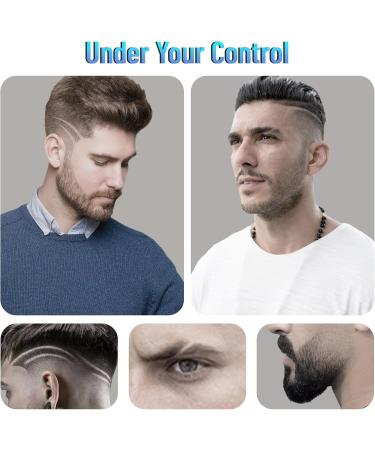 Grehge r Clippers for Men - Hair Cutting Kit Beard Trimmer & T-Blade Trimmer Combo Zero Gap- Barber Clipper Set Gifts for Men Cordless LED Display - Buy Online on GoSupps.com