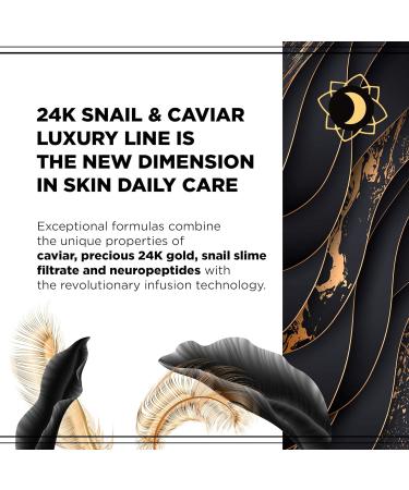 Eveline Cosmetics Prestige 24K Snail & Caviar Night Cream 50ml - Hydrating Anti-Aging Treatment for Glowing Skin | Buy Online Internationally - Buy Online on GoSupps.com