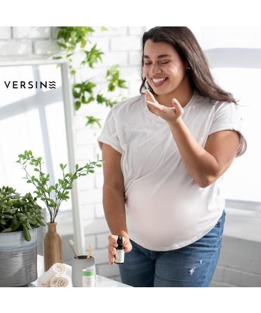 Versine Gentle Actives Face Serum | Anti-Aging Brightening Daily Moisturizer for Normal Dry & Sensitive Skin | Pregnancy Safe Vegan Cruelty-Free | 30ml (1 Fl Oz - Buy Online on GoSupps.com