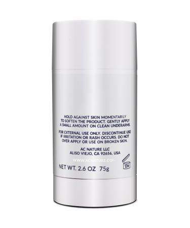 Unscented Natural Deodorant Stick with Vitamin E - High Performance Toxic-Free Strong Ultimate Power 2.6 oz - Eco-Friendly & Effective - Buy Online on GoSupps.com