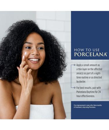 Porcelana Night Hydration Cream - Fades Dark Spots, Evens Skin Tone, Moisturizer with Vitamins & Antioxidants - 6oz 2 Pack - Buy Online on GoSupps.com