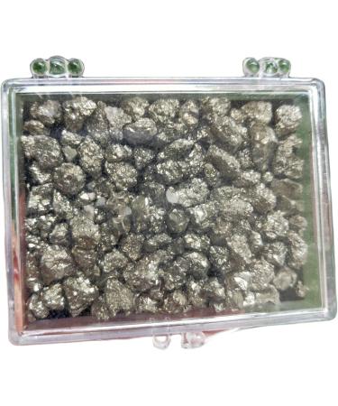 Natural Crystal Rough 1box Natural Copper Pyrite Specimen Chalcopyrite Crystal Rock Stones Original Specimen Cluster Collection Stone - Buy Online on GoSupps.com