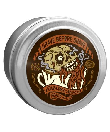 Grave Before Shave 4 oz Caramel Mocha Blend Beard Balm (Caramel Mocha Coffee scent)