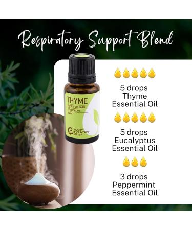 Rocky Mountain Thyme Essential Oil - 100% Pure & Natural | Aromatherapy Diffusers & Home Fresh Herbal Scent | 15ml - Cleansing & Purifying - Buy Online on GoSupps.com