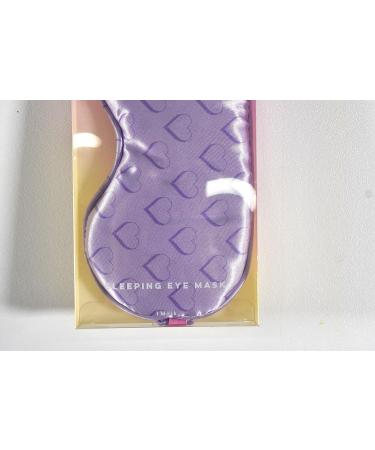 Stoney Clover Lane Light Purple Hearts Eye Mask - Sleep in Style - Buy Online on GoSupps.com