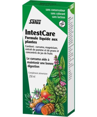 Salus IntestCare Liquid Formula - Digestion & Intestinal Sphere - With Turmeric Magnesium & Artichoke - 250ml - Buy Online on GoSupps.com