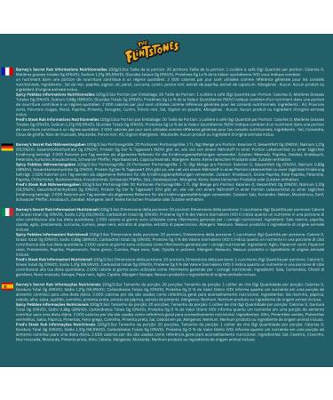 Buy Barbecue Smokehouse Spice Set | Mullet Chilli & Garlic Rubs - 3x100g | Flintstones Gift | Fred & Barney's BBQ Secret Sauces - Buy Online on GoSupps.com