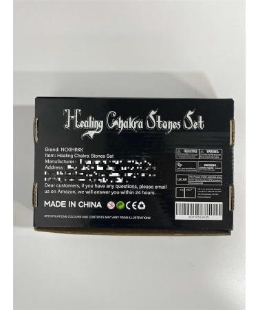 Buy Nkihrkk 21pcs Crystal Healing Stones Set - Natural Chakra Gemstones & Minerals with Fabric Bag for Meditation & Energy Healing - Buy Online on GoSupps.com