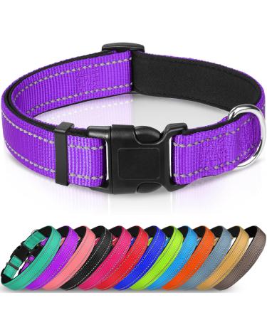 Joytale Dog Collar Reflective Dog Collar Small Dogs S Purple S (Pack of 1) Purple - Buy Online on GoSupps.com