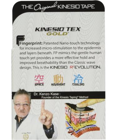Kinesio Tex Gold FP Tape - Black - 2 Rolls (2 x 16.4') - Pack for Enhanced Support - Buy Online on GoSupps.com